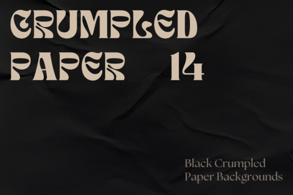 14 Black Crumpled Paper Backgrounds for Dramatic Design