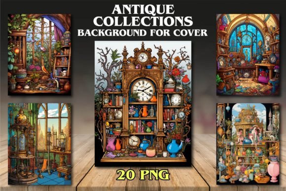Antique Collections Backgrounds: A Designer's Guide to Vintage Charm