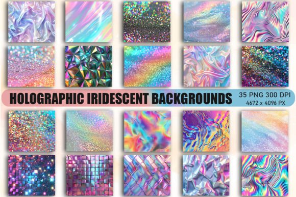 Capturing the Spectrum: A Guide to Holographic Iridescent Backgrounds