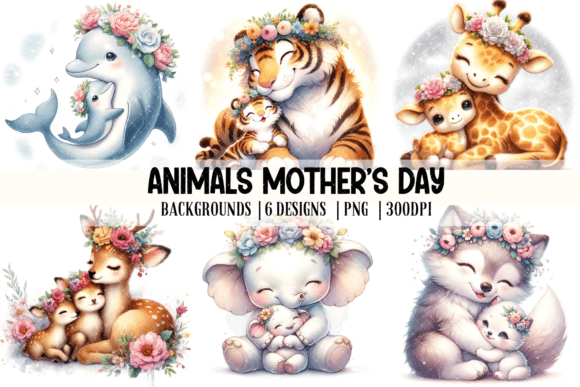 Charming Animal Designs for Mother’s Day Projects