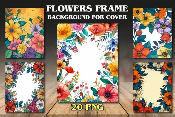 Elevate Your Designs with Floral Frame Backgrounds