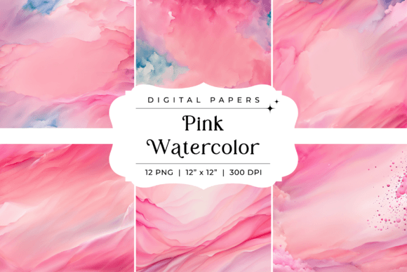 Exploring the Soft Elegance of Pink Watercolor Backgrounds