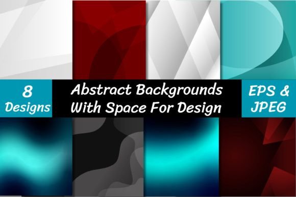 Modern Abstract Backgrounds: Shapes & Geometric Vectors