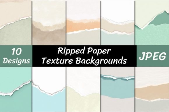 Ripped Paper Texture Backgrounds: Instant Visual Grit