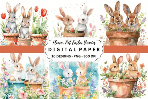 Springtime Charm: Elevating Projects with Easter Bunny Designs