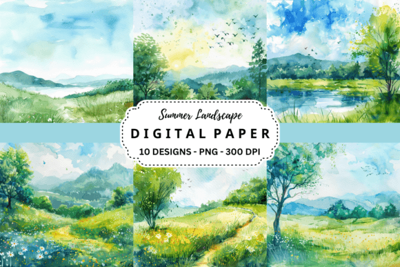 Summer Landscape Backgrounds: Elevate Your Visual Projects