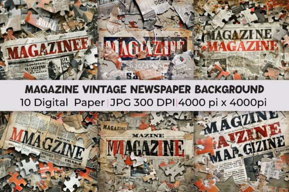 Transform Your Projects with Vintage Newspaper Backgrounds