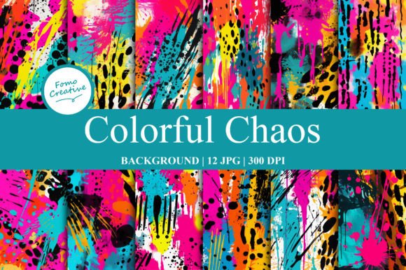 Unleashing Creative Energy with Colorful Chaos Backgrounds